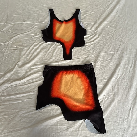 Lava Two Piece Set (Halloween Costume) - Picture 1 of 6